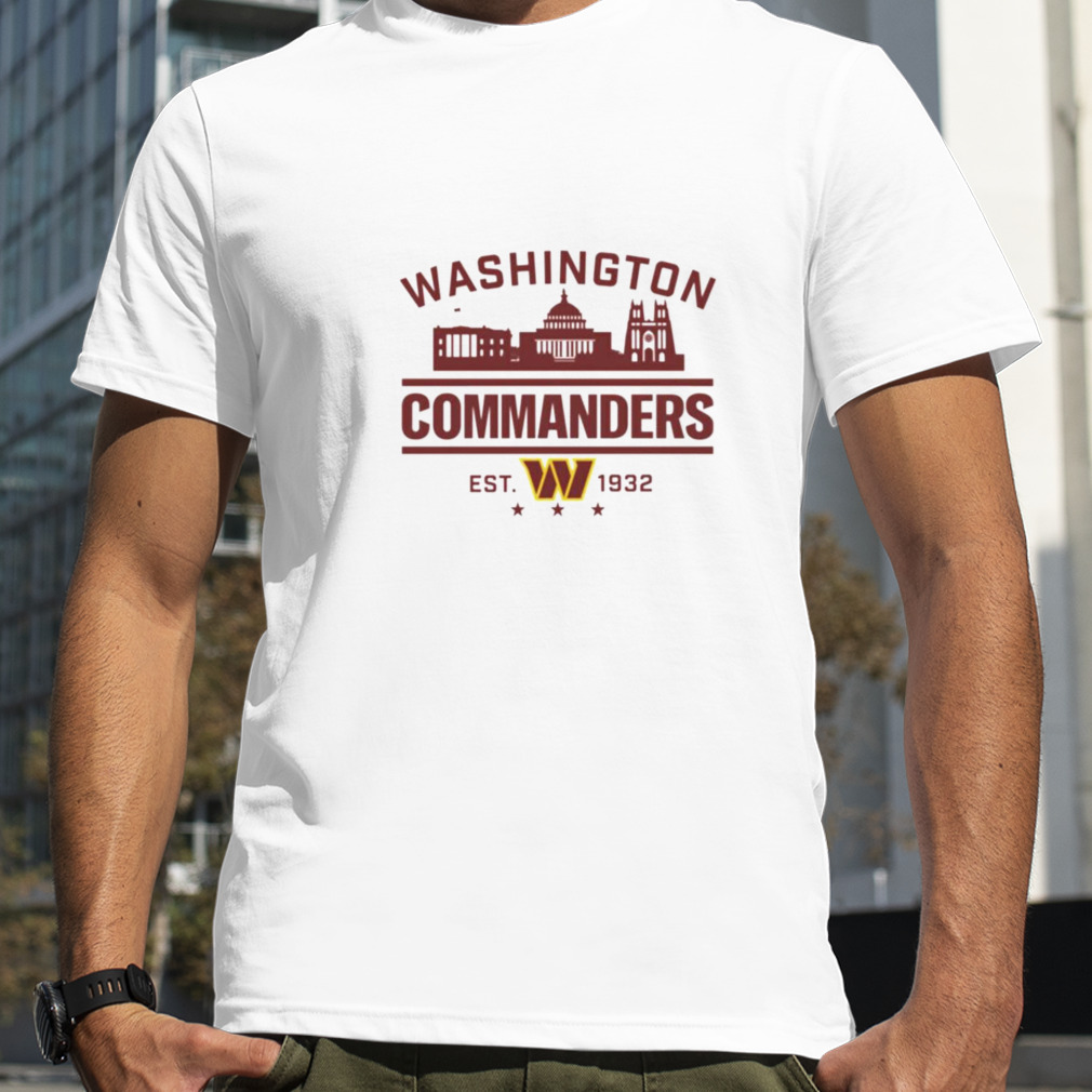 Washington Commanders Redskins football est 1932 shirt