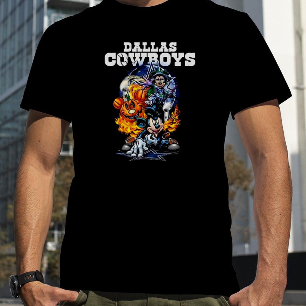 Witch Mickey Mouse Dallas Cowboys halloween 2022 shirt