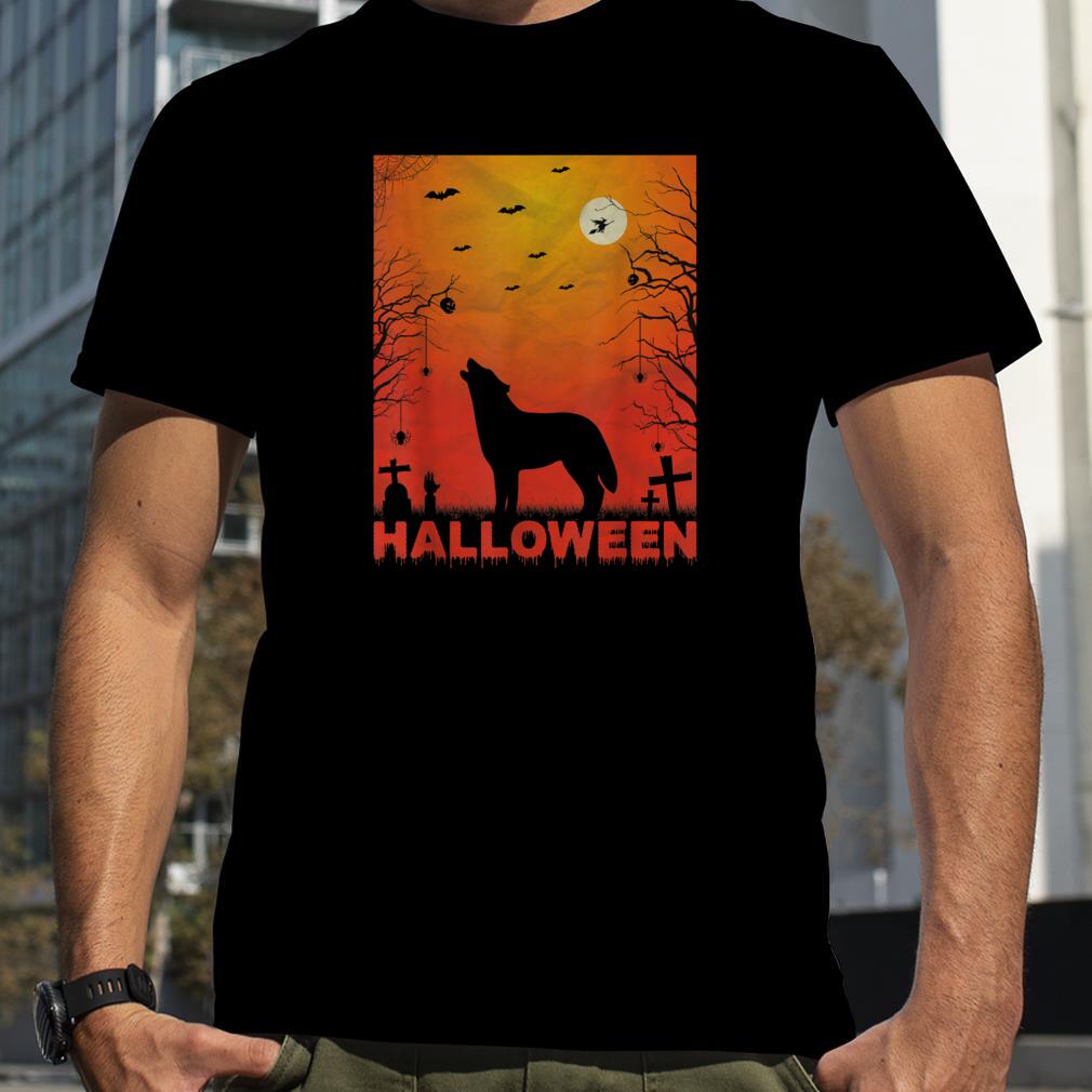 Wolf Lover Boys Girls Funny Halloween Costume Party T Shirt