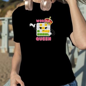Wordle Queen Daily Word Game Wordle Kawaii shirt