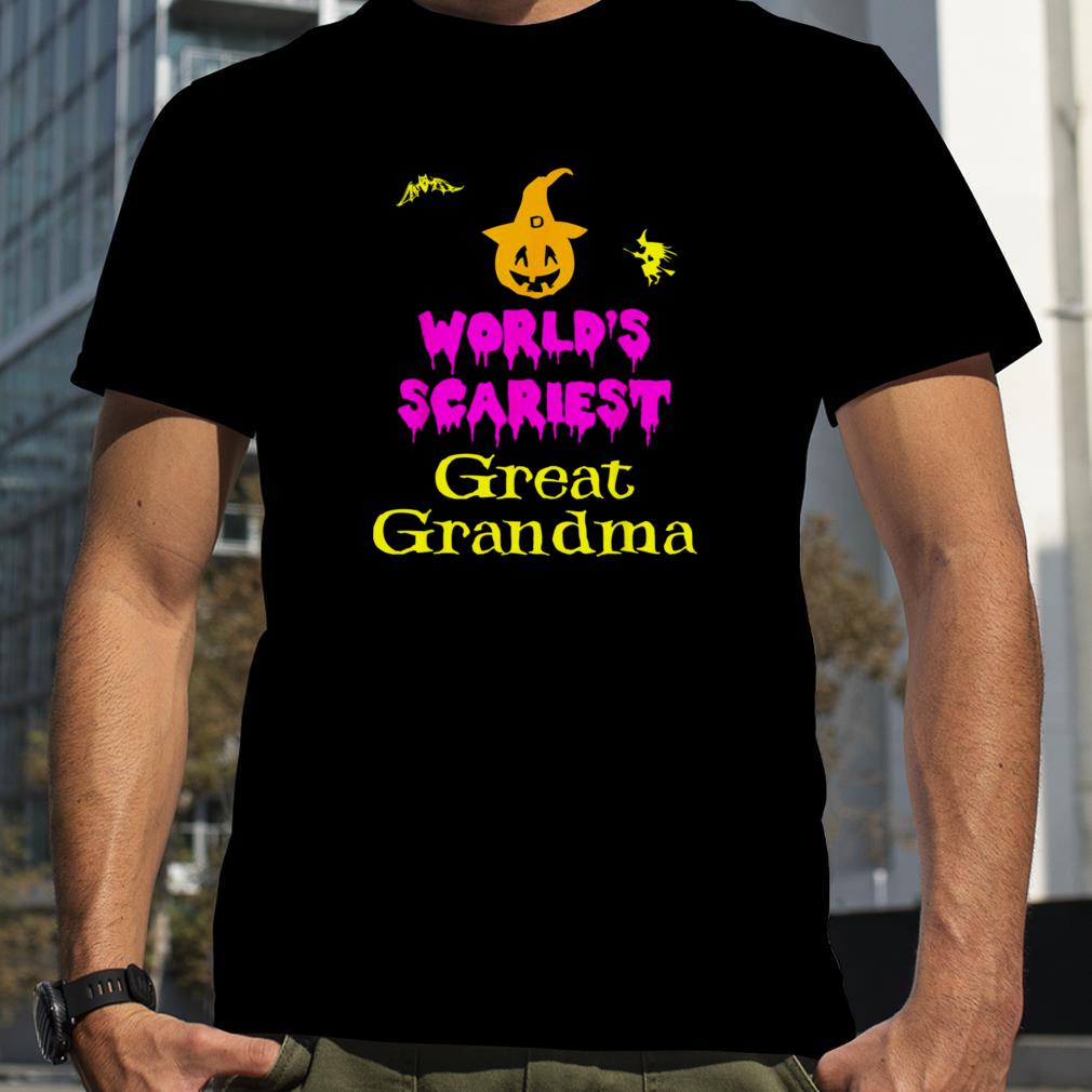 World’s Scariest Great Lazy Easy Grandma Halloween T Shirt