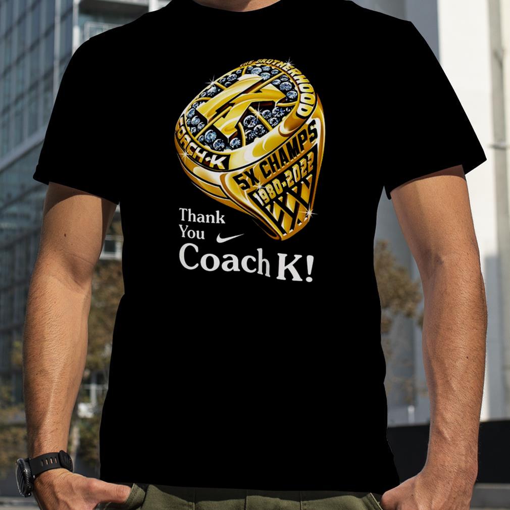 coach K Retirement Ring Tee by Nike shirt