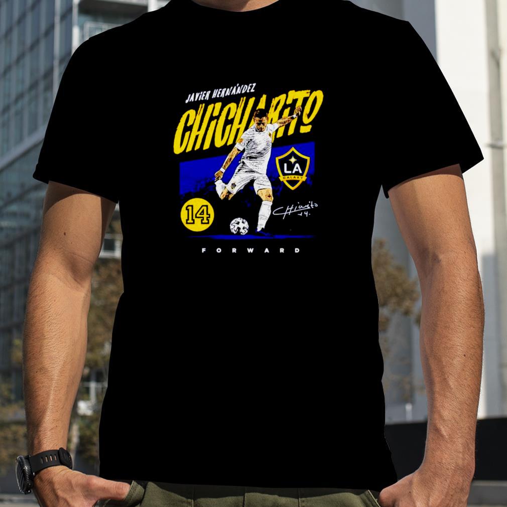 Javier Hernandez Chicharito LA Galaxy Grunge signature shirt
