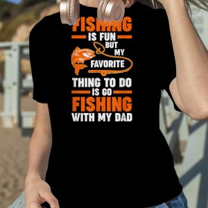 Mens fishing is fun but favorite grandfather grandpa fishing T Shirt