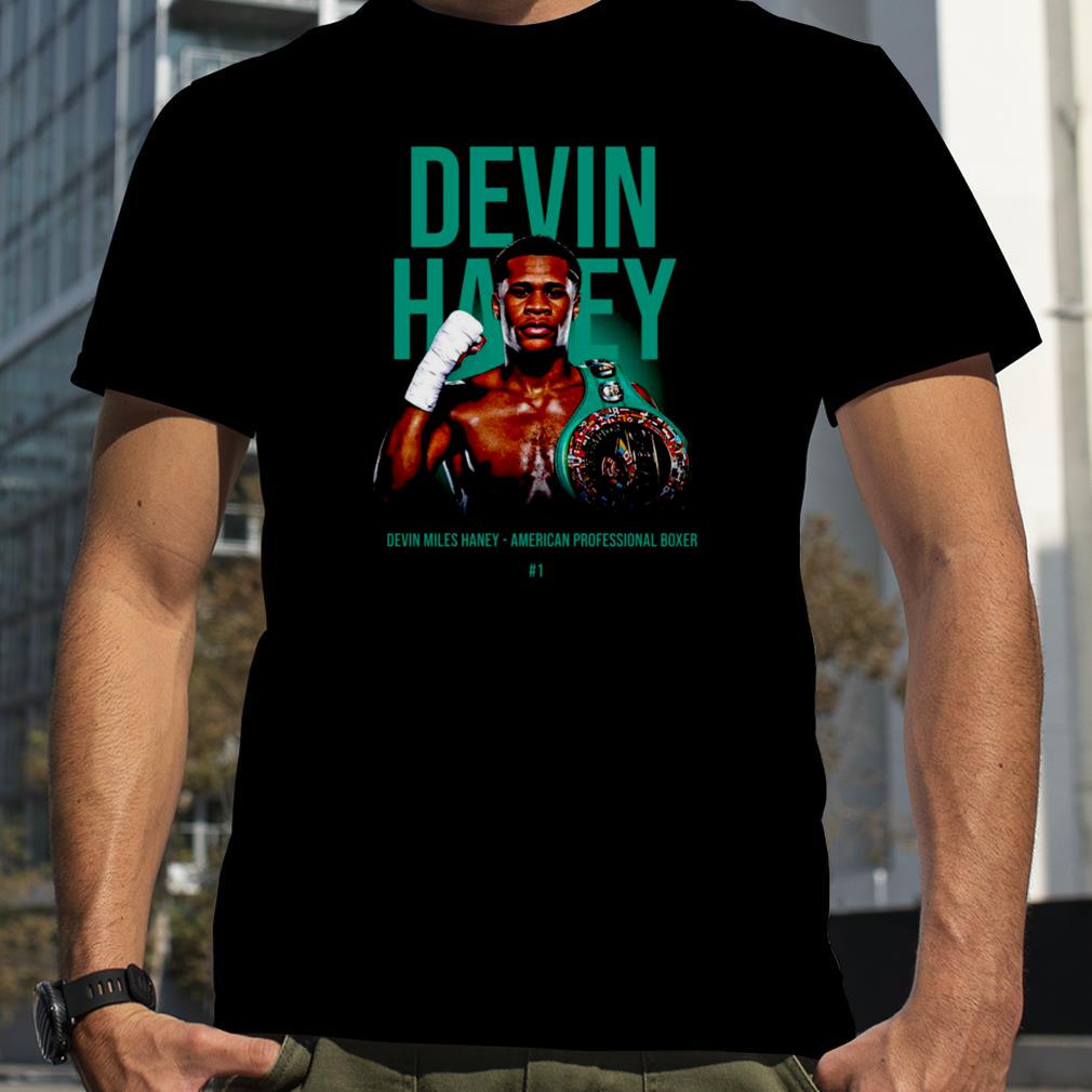 No 1 Devin Haney Boxing shirt