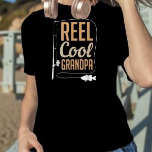 Reel Cool Grandpa Father's Day Fishing Present T Shirt