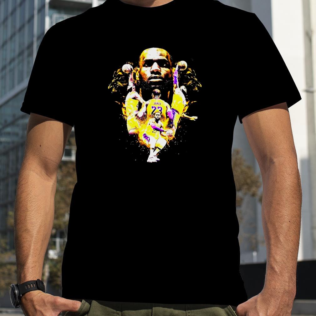 The Big Hit The Lebron James Los Angeles Lakers shirt