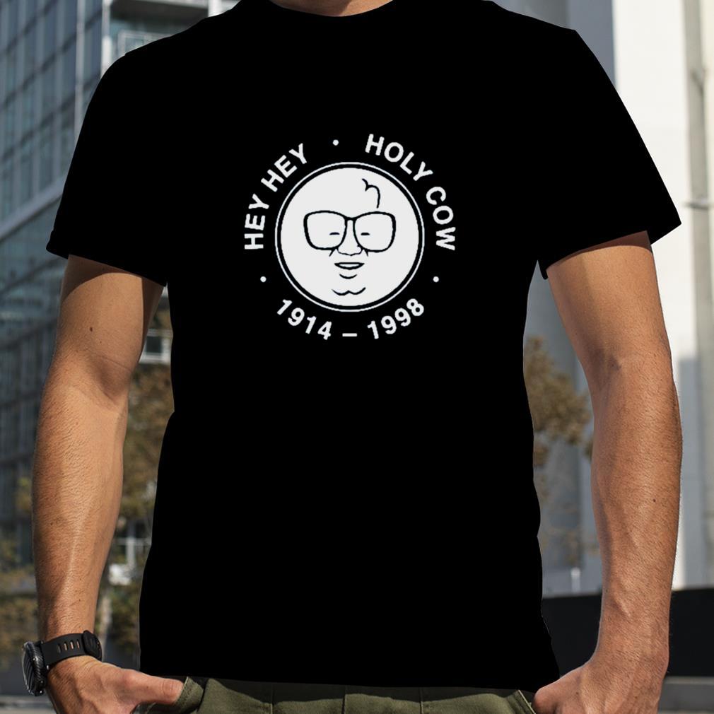 chicago Cubs Harry Caray hey hey holy cow shirt