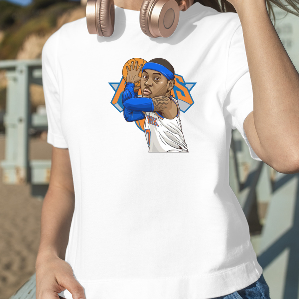 Art Chibi New York Knicks Carmelo Anthony shirt
