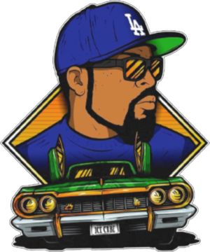 Cartoon Ice Cube Design Rap Music shirt