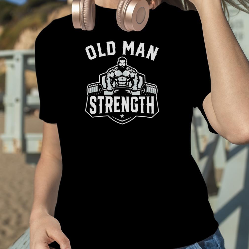 Mens strength funny gym motivation workout T shirt