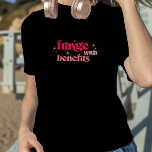 Retro Fringe With Benefits Vintage Western Valentines Day T Shirt