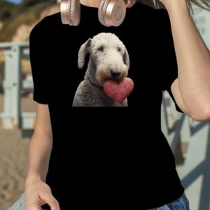 Bedlington Terrier Valentines Day T Shirt