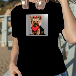 Biewer Yorkshire Terrier Valentines Day T Shirt