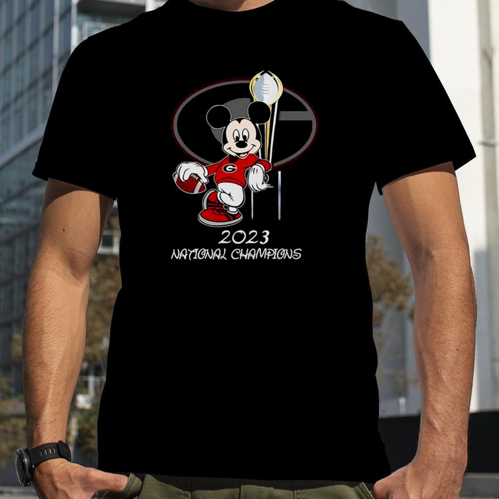 Georgia Bulldogs 2023 National Championship Mickey Mouse Champions Shirt