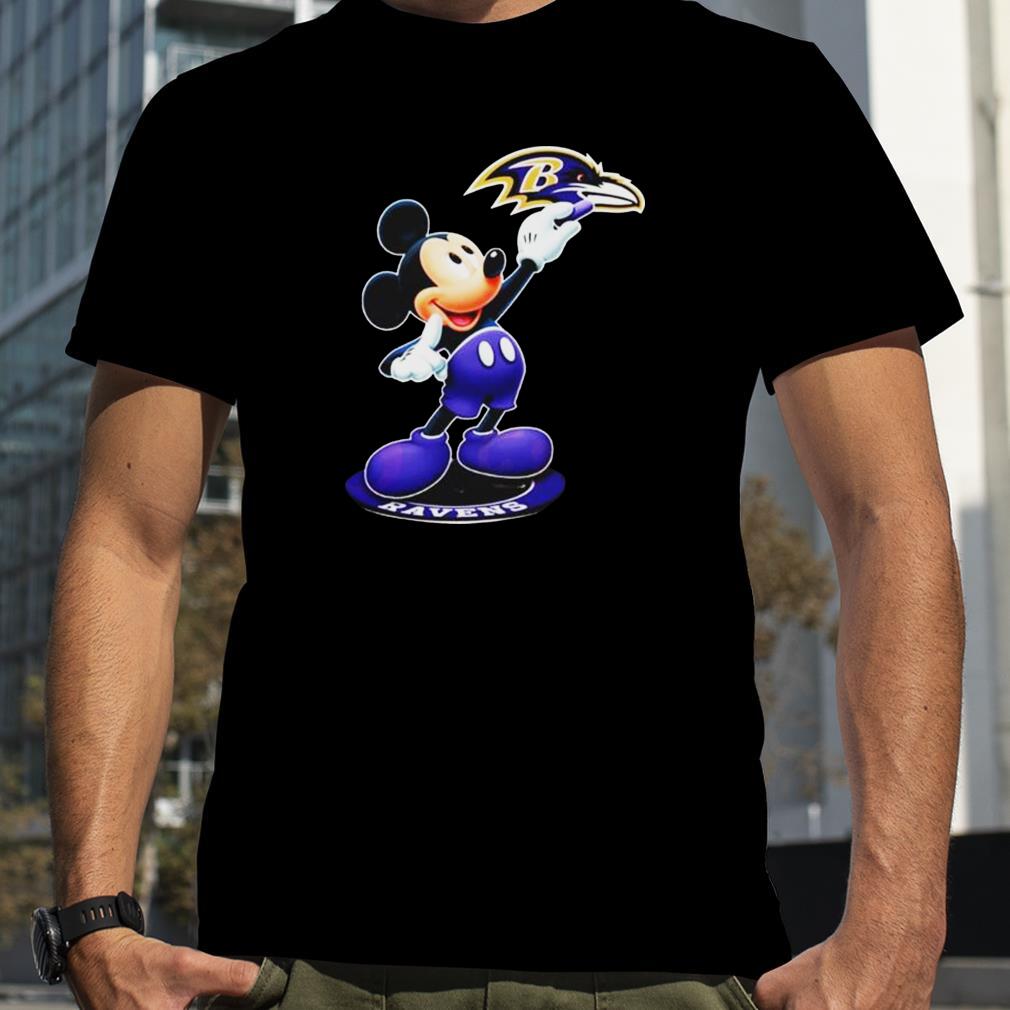 Mickey Mouse Nfl baltimore ravens logo 2023 shirt