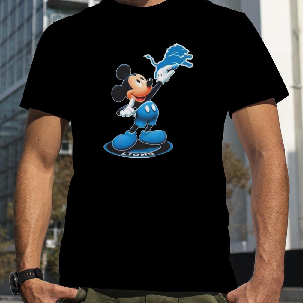 Mickey Mouse Nfl detroit lions logo 2023 shirt