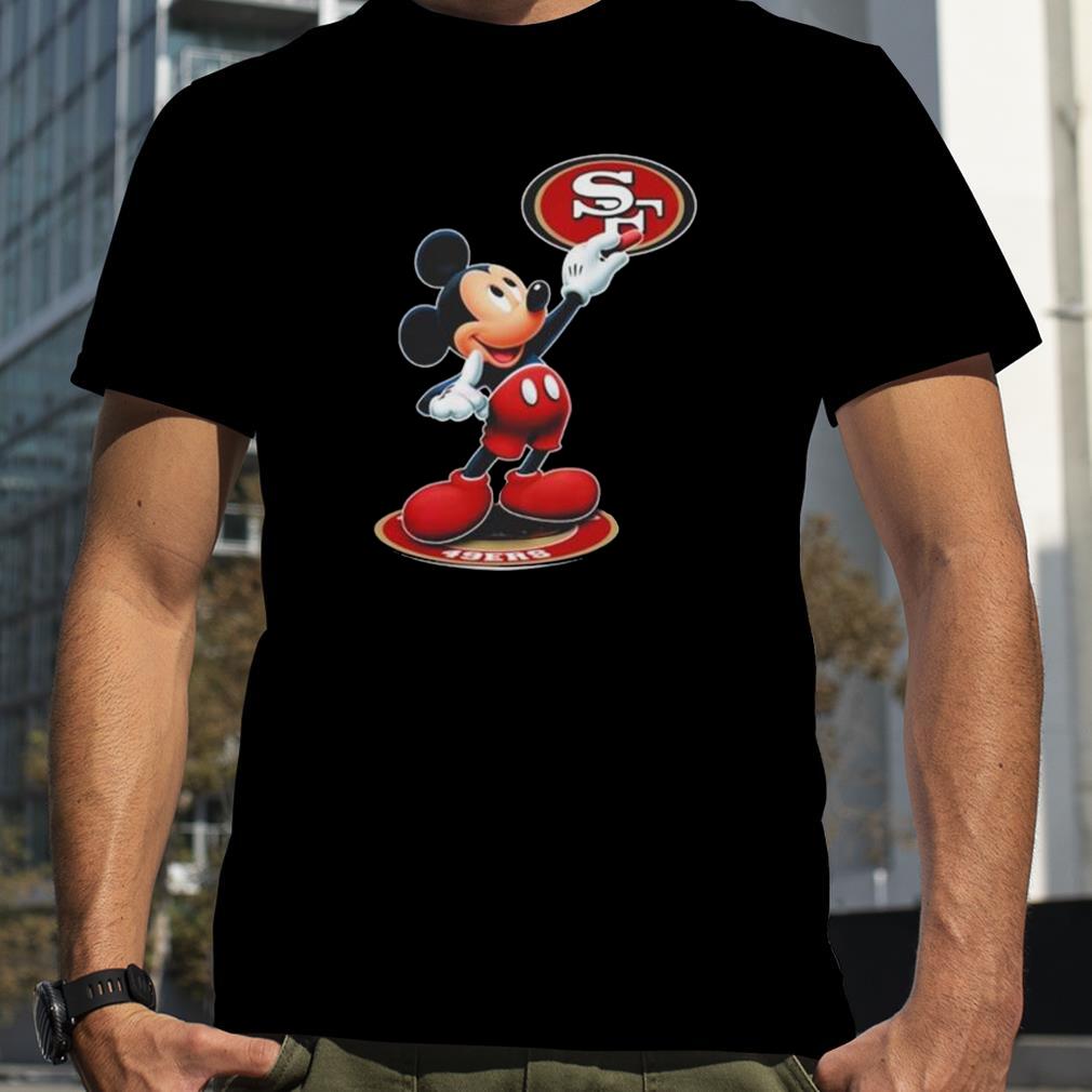 Mickey Mouse Nfl san francisco 49ers logo 2023 shirt