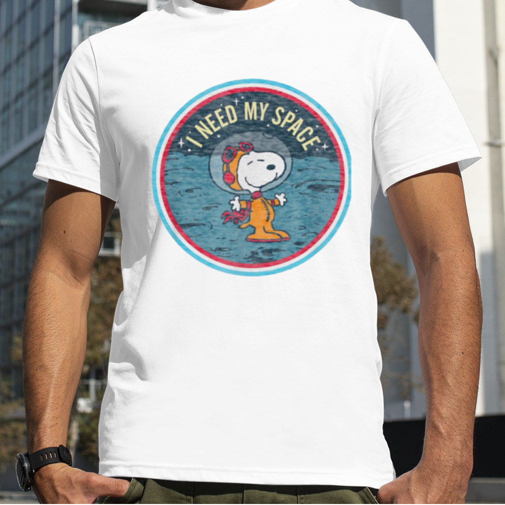 Peanuts Snoopy Space Logo shirt