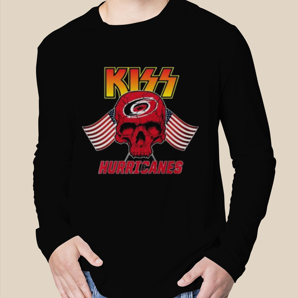 Skull Kiss Carolina Hurricanes shirt, hoodie, sweater, long sleeve and tank  top